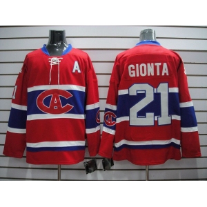 nhl jerseys montreal canadiens #21 gionta red CA