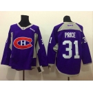 nhl jerseys montreal canadiens #31 Carey Price purple