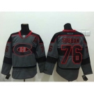 nhl jerseys montreal canadiens #76 subban grey[patch A]