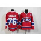 nhl jerseys montreal canadiens #76 subban red[patch A][2015 new]