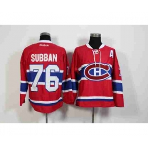 nhl jerseys montreal canadiens #76 subban red[patch A][2015 new]