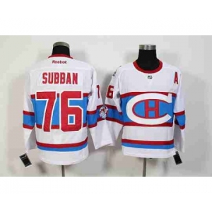 nhl jerseys montreal canadiens #76 subban white[2016 winter classic][patch A]