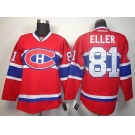 nhl jerseys montreal canadiens #81 eller red