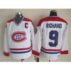 nhl jerseys montreal canadiens #9 richard white[patch C]