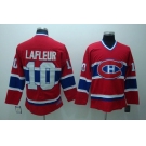 nhl montreal canadiens #10 lafleur red ccm