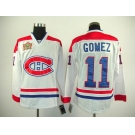 nhl montreal canadiens #11 gomez white(winter classic)