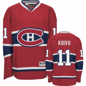 nhl montreal canadiens #11koivu red ch