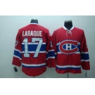 nhl montreal canadiens #17 laraque red ccm