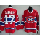 nhl montreal canadiens #17 laraque red ch