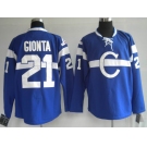 nhl montreal canadiens #21 gionta blue