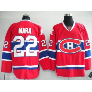 nhl montreal canadiens #22 mara red ch