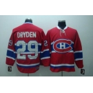 nhl montreal canadiens #29 dryden  red ccm