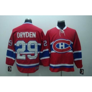 nhl montreal canadiens #29 dryden  red ccm
