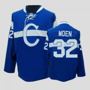 nhl montreal canadiens #32 moen blue