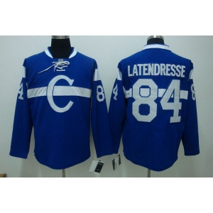 nhl montreal canadiens #84 lateneresse blue