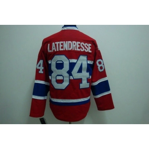 nhl montreal canadiens #84 lateneresse red ch