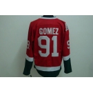 nhl montreal canadiens #91 gomez redgreen cd