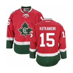 Women Reebok Montreal Canadiens #15 Jesperi Kotkaniemi Authentic Red New CD NHL Jersey