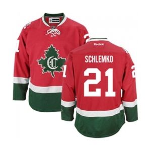 Women Reebok Montreal Canadiens #21 David Schlemko Authentic Red New CD NHL Jersey