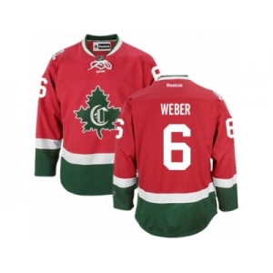 Women's Reebok Montreal Canadiens #6 Shea Weber Premier Red New CD NHL Jersey