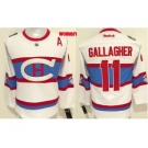 women nhl jerseys montreal canadiens #11 gallagher white[2016 winter classic][gallagher][patch A]