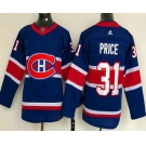 Youth Montreal Canadiens #31 Carey Price Blue Special 2021 Authentic Jersey