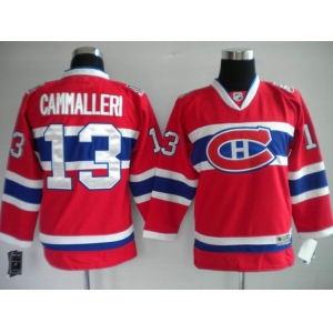 youth nhl montreal canadiens #13 cammalleri red