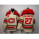 nhl jerseys montreal canadiens #27 galchenyuk red-cream[pullover hooded sweatshirt]