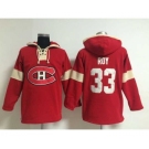 nhl jerseys montreal canadiens #33 roy red-cream[pullover hooded sweatshirt]