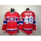 nhl jerseys montreal canadiens #48 briere red