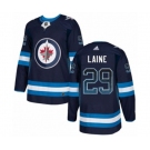 Adidas Winnipeg Jets #29 Patrik Laine Authentic Navy Blue Drift Fashion NHL Jersey