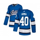 Adidas Winnipeg Jets #40 Joel Armia Premier Blue Alternate NHL Jersey