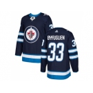 Men Adidas Winnipeg Jets #33 Dustin Byfuglien Navy Blue Home Authentic Stitched NHL Jersey