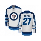 Men's Reebok Winnipeg Jets #27 Nikolaj Ehlers Authentic White Away NHL Jersey