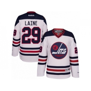Men's Reebok Winnipeg Jets #29 Patrik Laine Authentic White 2016 Heritage Classic NHL Jersey