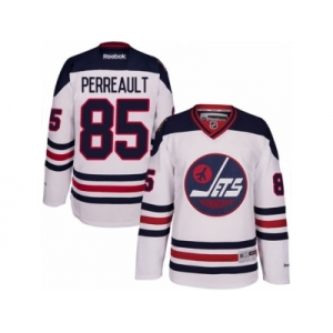 Men's Reebok Winnipeg Jets #85 Mathieu Perreault Authentic White 2016 Heritage Classic NHL Jersey