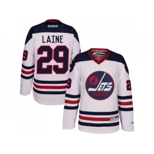 Men's Winnipeg Jets #29 Patrik Laine White 2016 Heritage Classic NHL Jersey