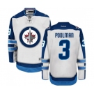 Reebok Winnipeg Jets #3 Tucker Poolman Authentic White Away NHL Jersey