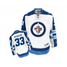 Reebok Winnipeg Jets #33 Dustin Byfuglien Authentic White Away NHL Jersey