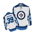 Reebok Winnipeg Jets #39 Tobias Enstrom Authentic White Away NHL Jersey