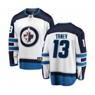 Winnipeg Jets #13 Brandon Tanev Fanatics Branded White Away Breakaway NHL Jersey