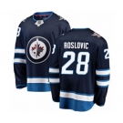 Winnipeg Jets #28 Jack Roslovic Fanatics Branded Navy Blue Home Breakaway NHL Jersey