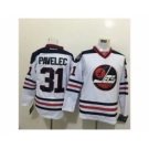 Winnipeg Jets #31 Ondrej Pavelec Stitched White NHL Jersey