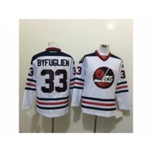 Winnipeg Jets #33 Dustin Byfuglien Stitched White NHL Jersey