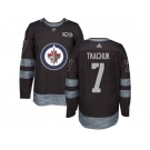 Winnipeg Jets #7 Keith Tkachuk Black 1917-2017 100th Anniversary Stitched NHL Jersey