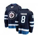 Winnipeg Jets #8 Jacob Trouba Fanatics Branded Navy Blue Home Breakaway NHL Jersey