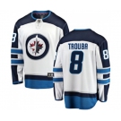 Winnipeg Jets #8 Jacob Trouba Fanatics Branded White Away Breakaway NHL Jersey