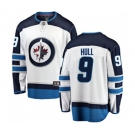 Winnipeg Jets #9 Bobby Hull Fanatics Branded White Away Breakaway NHL Jersey