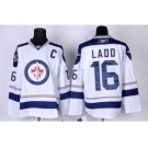 nhl Winnipeg Jets #16 Andrew Ladd White New Jersey