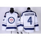 nhl Winnipeg Jets #4 Bogosian White New Jersey